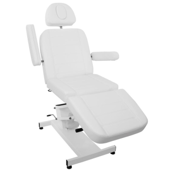 FOTEL KOSMETYCZNY ELEKTR. AZZURRO 705 1 SILN. BIAŁY